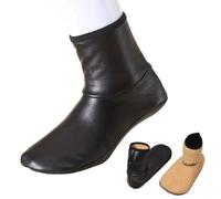Men Khuffs, Leather Socks for Muslim Men and Women for Wudu & Indoor | Unisex Warm Winter Socks