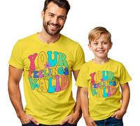 Men Kid Your Feelings are Valid Mental Health Awareness T-Shirt Tee Anxiety Emotional Wellness Gift #MHA - 3-4 Years Yellow