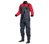 Men Latex Cuff Splash Collar Ocean River Paddling Kayaking Dry Suit
