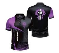 Men Lightweight 3D Polo Shirts Tee Top Clothes for The H.or.d.e Buttons Activewear Fitness Short Sleeve Tee Printed T-Shirt Rugby Half Sleeve-ZiS||m