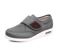 Men Lightweight Extra Wide Sandals Adjustable Extra Wide Widths Diabetic Shoes Knit Mesh Comfortable Work Shoe Athletic Running Sneakers