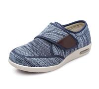 Men Lightweight Extra Wide Sandals Adjustable Extra Wide Widths Diabetic Shoes Knit Mesh Comfortable Work Shoe Athletic Running Sneakers