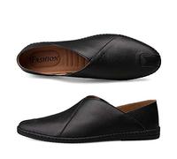 Men Loafers Flats Men's Slip on Moccasin Handmade Leather Fashion Slipper Breathable Driving Shoes Casual Formal Shoes