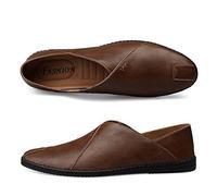 Men Loafers Flats Men's Slip on Moccasin Handmade Leather Fashion Slipper Breathable Driving Shoes Casual Formal Shoes
