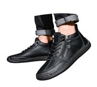 Men Loafers Men's Classic Leather Oxford Shoes Oktoberfest Beer Festival Slip-Resistant Formal Footwear for German Celebrations Parties Weddings & Casual Gatherings Black