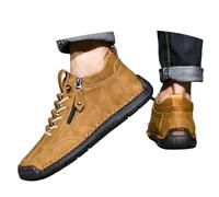 Men Loafers Men's Classic Leather Oxford Shoes Oktoberfest Beer Festival Slip-Resistant Formal Footwear for German Celebrations Parties Weddings & Casual Gatherings Yellow