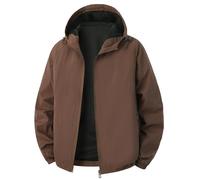 Men Long Sleeves Jacket Lightweight Casual With Hood Men'S Sportjacket Mountain Climbing Camping Hiking Outdoor-Jacket C-Coffee XXL