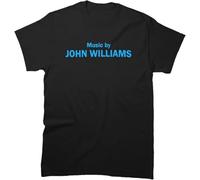 Men Music Cool by Outfit John Tee Williams Cotton Graphic T-Shirt Birthday Father's Day(Large)