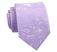 Men Novelty Paisley Ties Cravat Jacquard Luxury Designer Wedding Formal Neckties - Purple - One size
