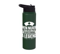 Men Nurse I'm Not Getting Old I'm Becoming A Legend Stainless Steel Insulated Water Bottle