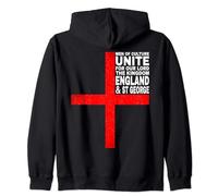 Men Of Culture Unite Lord Christs Kingdom England St George Zip Hoodie