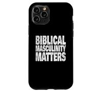 Men Of Faith Biblical Leadership Traditional Masculine Role Case for iPhone 11 Pro