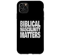 Men Of Faith Biblical Leadership Traditional Masculine Role Case for iPhone 11 Pro Max