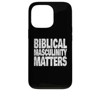 Men Of Faith Biblical Leadership Traditional Masculine Role Case for iPhone 13 Pro