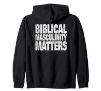 Men Of Faith Biblical Leadership Traditional Masculine Role Zip Hoodie