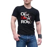 Men' One Ok Rock Singing Black Cotton T Shirt Black XL