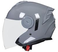 Men Open Face Motorcycle Helmets Motocross Helmets DOT Approved, Moped Helmet with Dual Visor Skull Cap Helmets for Unisex, Baseball Cap Helmets, for Cruiser Scooter Chopper 10,2XL=63-64cm