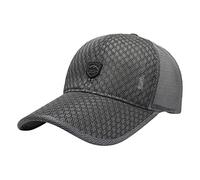 Men Outdoor Long Brim Sunshade Hat Mesh Breathable Baseball Cap Peaked Hat Lady Visor (Dark Gray, One Size)