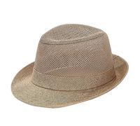 Men Panama Hat Fedora Trilby Hat Summer Straw Sun Hat Beach Hat Roll-up Jazz Cap Short Brim Hat Classic Gangster Panama Hat UV Protection Sun Hat Packable Foldable Straw Hat for Traveling