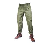 Men Pants American HBT Army Outdoor Casual Pants Replica WW2 US Army, Green, 36