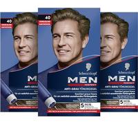 Men Perfect Schwarzkopf 40 Hair Dye Natural Dark Blonde Against Grey Hair Pack of 3 x 80 ml