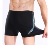 Men Plus Size Swimming Trunks Quick Dry Elastic Waist Beach Shorts With Printed Pattern For Summer Water Sports And Pool Activities Blue Green Colors Available In 2xl To 4xl Sizes(2XL Blue)