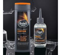 MEN Power Effect Caffeine Hair Care Set (2 Pieces) Balea | Shampoo (250 ml) & Boost Tonic (150 ml) for Hereditary Hair Loss | with Caffeine & RootBio Tec to Strengthen Hair Roots