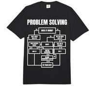 Men Problem Solving Chart - Flowchart Geek Nerd Funny Gift Comfort Colors Adult Heavyweight T-Shirt