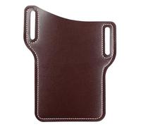 Men PU Leather Cellphone Belt Waist Bag Vintage Loop Cover Case Holder Bags Phone Protective Sheath Belt Cell Phones Holder Waist Phone For Men Leather Phone Belt