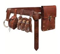 Men Renaissances Costume Halloween Medieval Pirate Belt Pouches Fannys Pack Vikinges Costume Accessories for Cosplay Vikinges Accessories