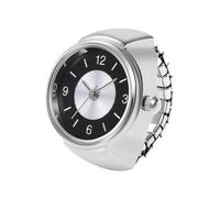 Men Ring Clock - Finger Watch Ring, Clock Rings for Women, Clock Ring with Simple Sphere, Cool Couple Watch Rings Creative Novelty for Men and Women, Black, Se référer au descriptif, Refer to