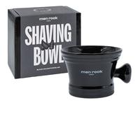 Men Rock Shaving Bowl with A Handle, Porcelain Mug for Shave Cream Lathering, Black Colour Bowl in a Gift Box, for Complete Wet Shaving Experience