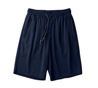 Men Running Shorts Quick Drying Workout Gym Training Lightweight Shorts Breathable Mesh Training Fitness Running Short Sports Short Elasticated Waist Athletic Pants with Zip Pockets