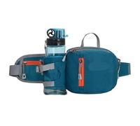 Men Running Waist Bag Shoulder Sling Bag Outdoor Sport Hiking Phone Pouch Women City Running Fitness Cycling Nylon Belt Bags for Men(B-Dark Green)