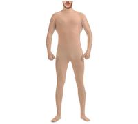 Men‘s 1-piece Costume Without Hood Full Body Spandex Unitard Second Skin Body Suit Fancy Dress Comfy