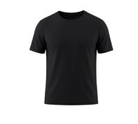 Men’s 100% Cotton T-Shirt - Premium Soft Breathable Summer Short Sleeve Tee, Regular Fit Plain Basic Casual Crewneck Undershirt, Lightweight Daily Wear Top (S-XL) Black