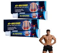 Men‘s 41-Second Instant Care Cream 30g - Fast-Acting Formula with Gentle Ingredients, Boosts Male Vitality & Performance, Comfortable External Cream for Daily Use (A-2Tube)