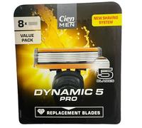 Men’s 5-Blade Razor Replacement Blades - Precision Diamond-Coated Blades, Skin-Friendly, with Trimmer & Vitamin E Glide Strip for a Smooth, Close Shave