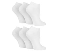 Men’s 6/12 Pairs Cotton Low Cut Ankle Socks - Black/Grey/ White Trainer Socks | Indoor/Outdoor Sports, Athletic Wear & Everyday Casual | Soft, Durable & Quick Drying | Trainer Socks Mens 6-11