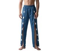 Men’s Adaptive Post Surgery Clothing Trousers, Featuring A Dual-Side Opening Design for Comfortable and Soft Wear Suitable for Post-Operative Recovery(Denim Blue,L)