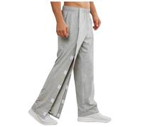 Men’s Adaptive Post Surgery Clothing Trousers, Featuring A Dual-Side Opening Design for Comfortable and Soft Wear Suitable for Post-Operative Recovery(Light Gray,S)