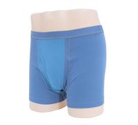 Men’s Anti-Odor Incontinence Underwear with Fly Cotton Briefs Regular Absorbency Washable Reusable Urinary Incontinence Pants Breathable and Comfortable LeakproofBlue 50ml,2XL