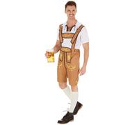 Men’s Bavarian Costum Man Halloween Fancy Dress Outfit Carnival Oktoberfest