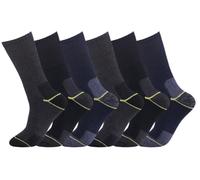 Men’s BIGFOOT Work Socks for Steel Toe Boots Thick Crew Socks, Men Outdoor Gear Work Comforatable Heavy Duty Socks (Pack of 3) (UK, Numeric, 11, 14, Regular, Regular, 3, Assorted Colours (Pack of 3))