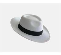 Men’s Black Cowboy Gangster Lincoln Velour Sequin Trilby Bowler Hat - Stylish Party & Fancy Dress Accessory (Al Capone White)