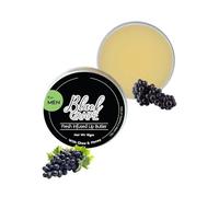 Men’s Black Grape Lip Balm | Fresh Infused Lip Butter with Grapeseed & Raw Honey | For Lip Pigmentation, Lightening, Repair of Dark & Chapped Lips | 10gm