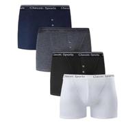 Men’s Boxer Shorts Cotton Rich Multipack Comfortable Boxers with Elastic Waistband Button Lightweight Breathable Men Boxers Pack of 3