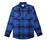 Men’s Button Down Flannel Checked Shirts Two Pocket 100% Cotton Long Sleeve Regular Fit Flannel for Adult, Size S to 2XL (UK, Alpha, XXL, Regular, Regular, Blue Style-2)