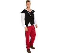 Men’s Costume Innkeeper Medieval Halloween Fancy Dress Outfit Castle Historical