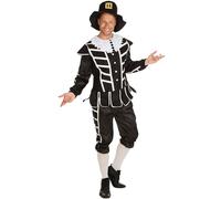 Men’s Costume Musketeer Medieval Halloween Fancy Dress Outfit Historical Adult